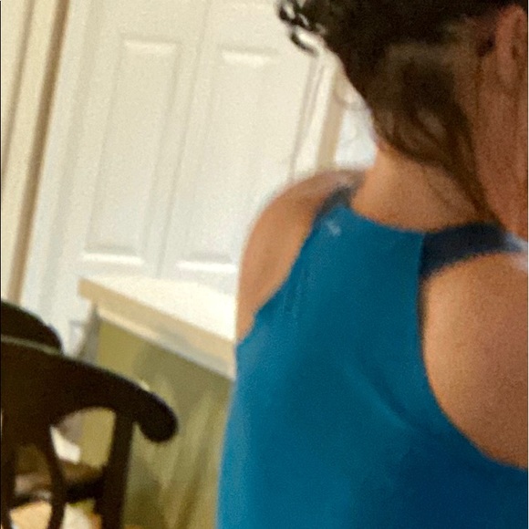 Turquoise With Sequence straps women’s top - Picture 8 of 10